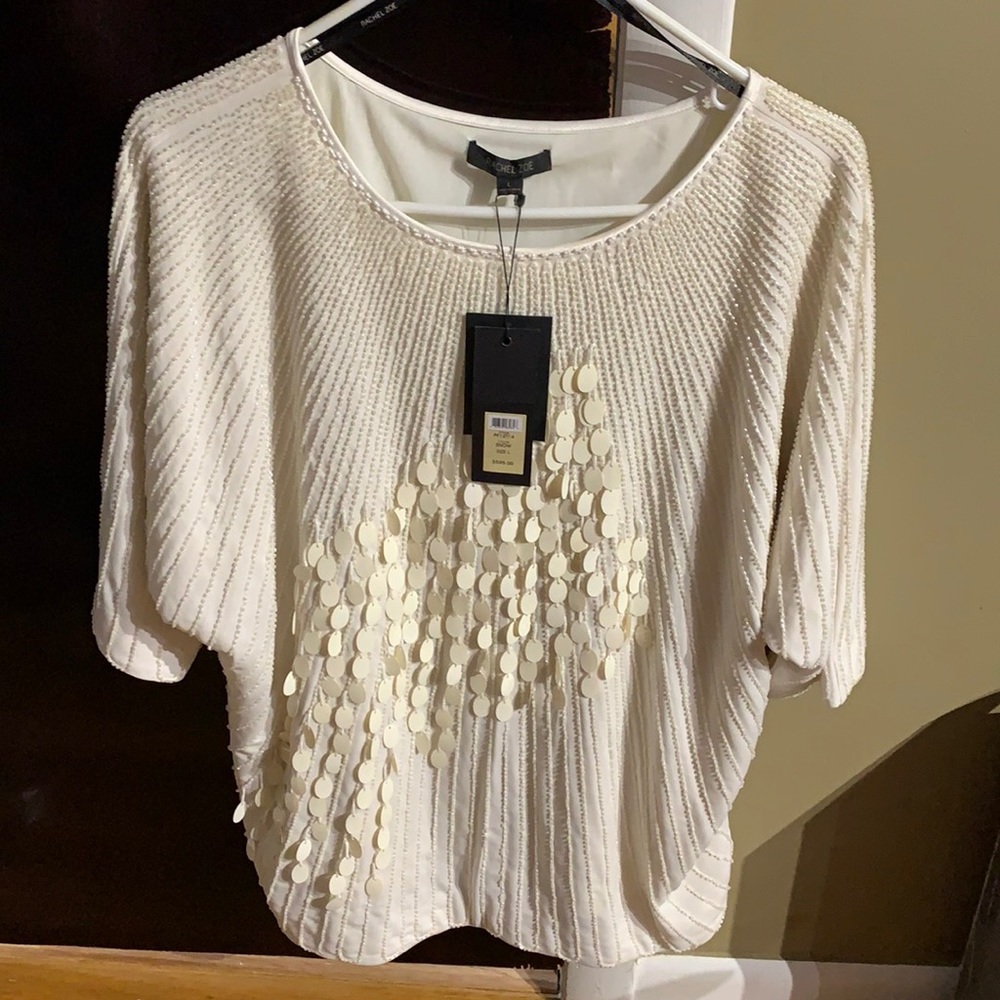 Rachel Zoe beaded top